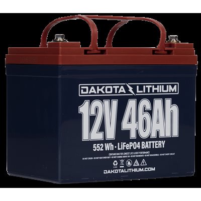 Batterie Dakota Lithium 12v 46aH Décharge Profonde